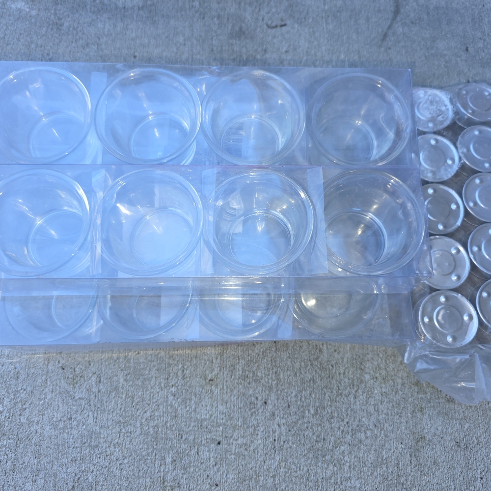 Clear Plastic Sample Containers Pack - Clear